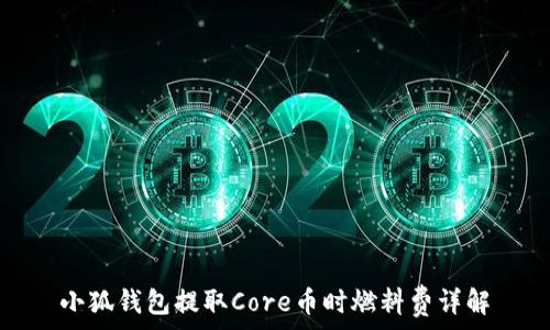   
小狐钱包提取Core币时燃料费详解