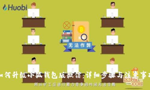 如何升级小狐钱包版微信：详细步骤与注意事项