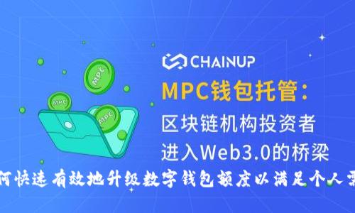 如何快速有效地升级数字钱包额度以满足个人需求