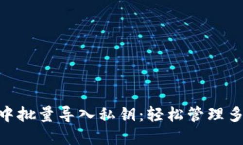 如何在MetaMask中批量导入私钥：轻松管理多个钱包的完整指南