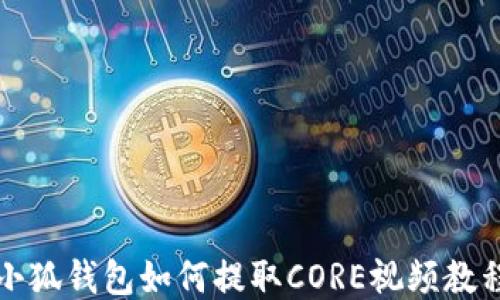 
小狐钱包如何提取CORE视频教程
